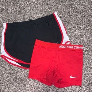 Red Nike Shorts